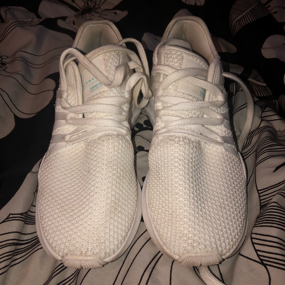 WHITE EQT ADIDAS!